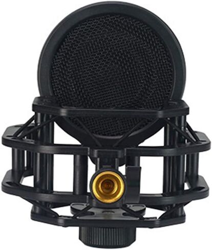 Recording Studio Microphone Stand Shock Mount for Computer Condenser Mic Holder Metal Shockmount Bracket in Kuwait
