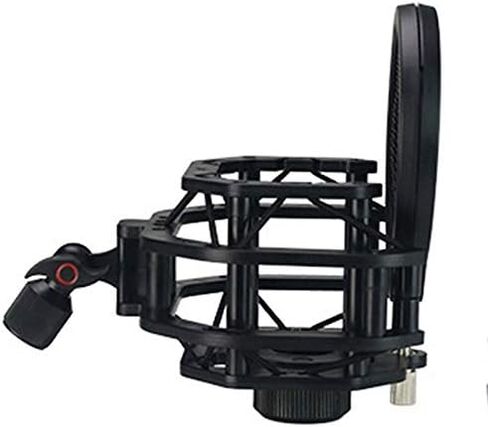 Recording Studio Microphone Stand Shock Mount for Computer Condenser Mic Holder Metal Shockmount Bracket in Kuwait