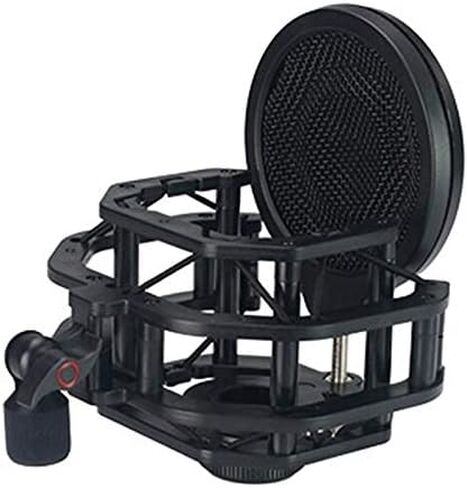 Recording Studio Microphone Stand Shock Mount for Computer Condenser Mic Holder Metal Shockmount Bracket in Kuwait