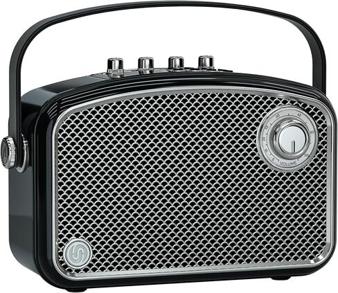 Bluetooth Speaker 120W Peak Powerful Retro Wireless Hi-Fi Loud Speakers with Deep Bass, Dual DSP Chips, Portable Boombox for Home Room Office Decor, Camping, Party, Festival Gifts, Christmas Events in Kuwait