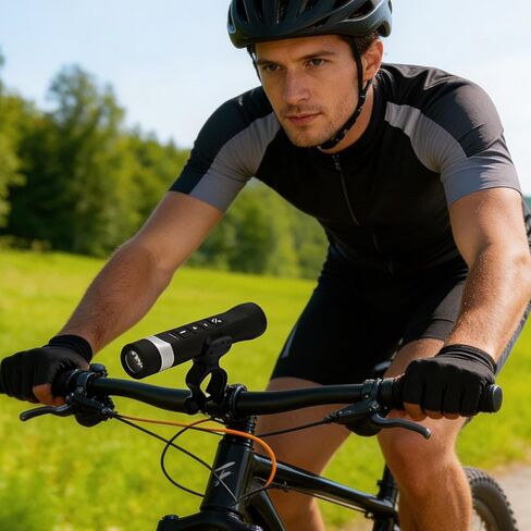 Bicycle Bluetooth Speaker Light,2-in-1 Bike Light and Sound System,Waterproof,Portable Cycling Audio in Kuwait