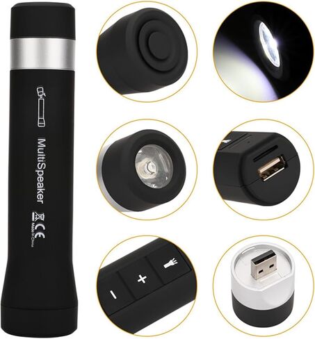 Bicycle Bluetooth Speaker Light,2-in-1 Bike Light and Sound System,Waterproof,Portable Cycling Audio in Kuwait