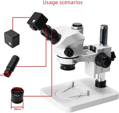 الأدوات البصرية لمحول المجهر 0.5X C Mount 30.5mm 30mm عدسة تقليل العدسة الإلكترونية 0.5X عدسة مرحل المجهر لكاميرا CCD المجهر in Kuwait