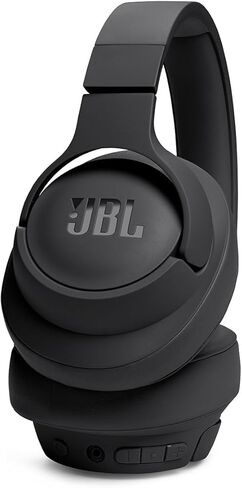 مجموعة سماعات الرأس JBL Tune 720BT اللاسلكية فوق الأذن بتقنية البلوتوث مع حقيبة gSport (أسود) in Kuwait