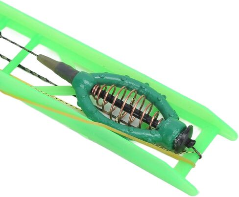 Keenso Fishing Hooks, Carp Hooks, Feeder Cage with Metal Sinker, for Carp Fishing, Lakes, Rivers, and Bait Management in Kuwait