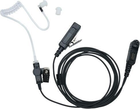 سماعة أذن XPR 3500e، مجموعة أدوات مراقبة الأنبوب الصوتي السرية لجهاز موتورولا XPR3500 XPR3000 XPR3300 XPR3300e R5 ثنائي الاتجاه لاسلكي تخاطب 10 عبوات in Kuwait