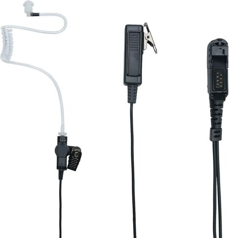 سماعة أذن XPR 3500e، مجموعة أدوات مراقبة الأنبوب الصوتي السرية لجهاز موتورولا XPR3500 XPR3000 XPR3300 XPR3300e R5 ثنائي الاتجاه لاسلكي تخاطب 10 عبوات in Kuwait