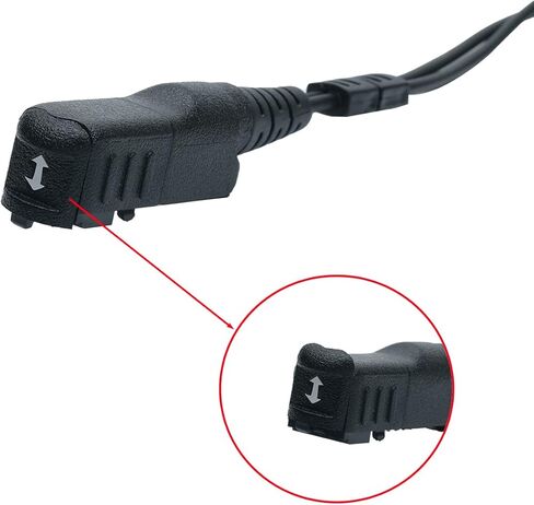 سماعة أذن XPR 3500e، مجموعة أدوات مراقبة الأنبوب الصوتي السرية لجهاز موتورولا XPR3500 XPR3000 XPR3300 XPR3300e R5 ثنائي الاتجاه لاسلكي تخاطب 10 عبوات in Kuwait