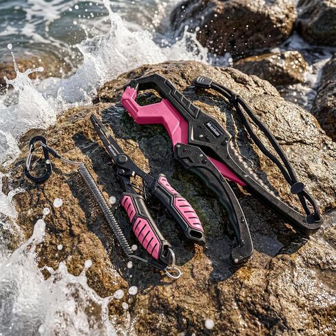 Fishing Tools Kit-Stainless Steel Fishing Pliers, Fish Lip Gripper, Multi-Functional Jaw Anti-Corrosion, Fishmen Must Have Fishing Gear in Saudi Arabia