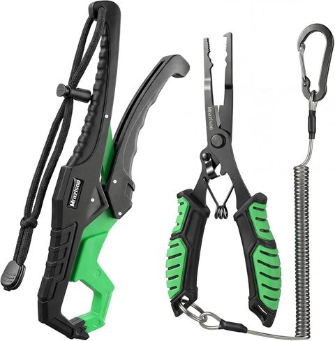 Fishing Tools Kit-Stainless Steel Fishing Pliers, Fish Lip Gripper, Multi-Functional Jaw Anti-Corrosion, Fishmen Must Have Fishing Gear in Saudi Arabia
