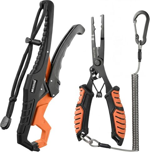 Fishing Tools Kit-Stainless Steel Fishing Pliers, Fish Lip Gripper, Multi-Functional Jaw Anti-Corrosion, Fishmen Must Have Fishing Gear in Saudi Arabia