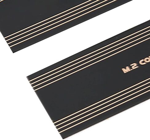Jectse M.2 SSD Heatsink، قطعتان من النحاس المطلي بالجرافين، تبريد سريع، سهل التركيب، متوافق مع PS5، 2.9 × 0.006 × 0.87 بوصة in Kuwait