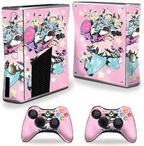 MightySkins Glossy Glitter Skin for Xbox 360 S Console - Orc Girl | Protective, Durable High-Gloss Glitter Finish | Easy to Apply, Remove, and Change Styles | Made in The USA in Kuwait
