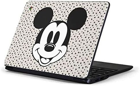 غلاف كمبيوتر محمول من Skinit متوافق مع جهاز Samsung Chromebook 3 مقاس 11.6 بوصة 500c13-k01 - تصميم ميكي ماوس كلاسيكي من ديزني مرخص رسميًا in Kuwait