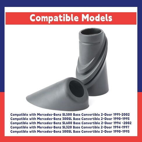 1298270298 1298270398 Gasket Antenna Ornament Grommet Compatible with Mercedes R129 SL 300SL 500SL SL500 1990 1991 1992 1993 1994 1995 1996 1997 1998 1999 2000 2001 2002 in Kuwait