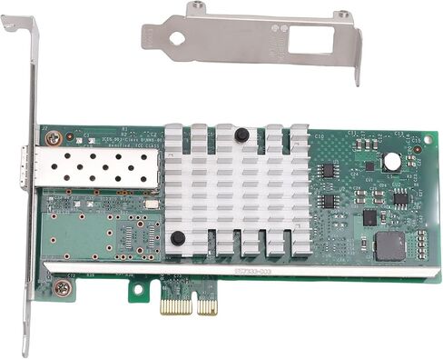بطاقة الشبكة Ciciglow 10G PCIE، محول PCIE X1 10GB SFP من الألياف Ethernet مع شريحة 82599EN، لخادم W VMware Centos Freebsd in Kuwait
