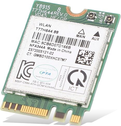 WiFi Card for PC, NGFF M.2 Network Card 1200Mbps, BT4.1 2.4G 5G Band Adapter for W 7 8 10 11 for Laptops in Kuwait