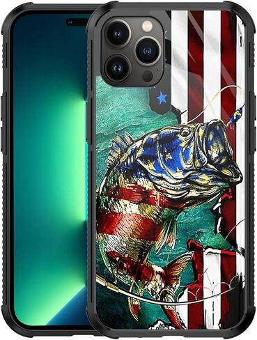 حافظة لهاتف iPhone X/XS، حافظة بتصميم علم أمريكا الغزلان لهاتف iPhone X للرجال والأولاد [مضادة للخدش] حافظة واقية متينة مقاومة للانزلاق + مقاومة للصدمات من مادة TPU in Kuwait
