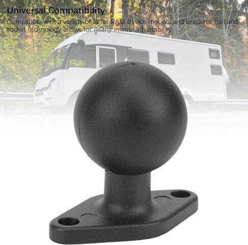 RiToEasysports Ball Base, 1.5 Inch Ball Mount Marine Grade Aluminum Alloy with Rubber, for Smartphones Tablets Cameras GPS in Kuwait