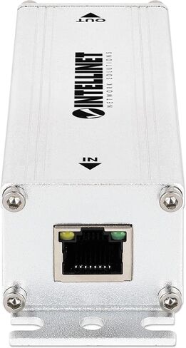 Intellinet Rugged Gigabit PoE++ Extender Repeater, 802.3bt 4PPoE, 65W Output, 656 ft Range, IP30 Aluminum Housing, No Power Supply Needed - 562331 in Kuwait