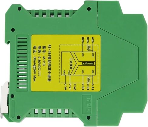 M-11C RS485 وحدة مكرر السكك الحديدية الصناعية RS-485 مكرر مع عزل 1.5KV لـ 9-30VDC in Kuwait