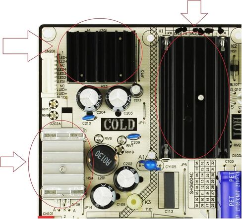 SHG6004C-101H SHG6004C101 CQC14134104969 LCD TV مجلس امدادات الطاقة ل 81T-PBE055-H911 81-PBE060-H4C26A in Kuwait