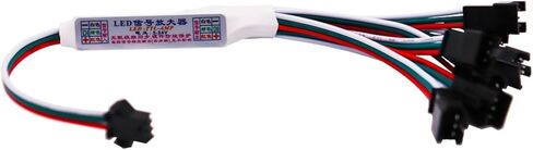 3PIN LED TTL مكبر صوت أحادي مكرر صغير قابل للعنونة قطاع جارلاند تحكم 5-24 فولت (1 إلى 8) in Kuwait