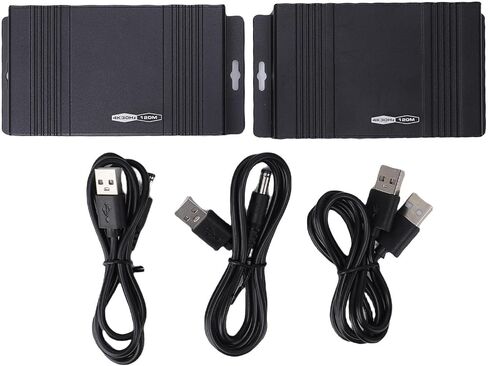 موسع إيثرنت KVM، جهاز استقبال إرسال الوسائط المتعددة بدقة 4K 30 هرتز HD مع منافذ USB 2.0 نقل 120 متر عبر كابل CAT5e/6/7، لإشارة مستقرة in Kuwait