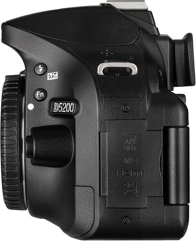 كاميرا Nikon D5200 DSLR مع عدسة II مقاس 18-55 مم + بطاقة ذاكرة سعة 64 جيجابايت + حقيبة كاميرا + حامل ثلاثي القوائم مرن + المزيد (حزمة مكونة من 15 قطعة) in Kuwait