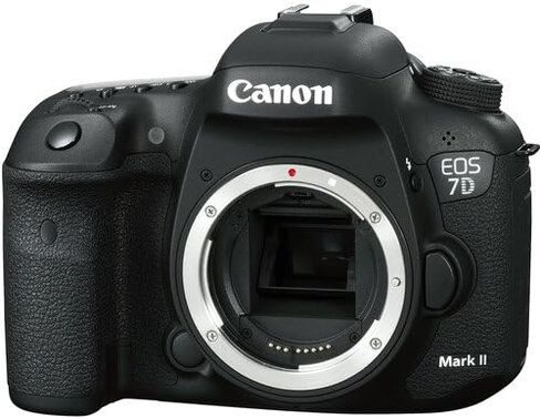 كاميرا Canon EOS 7D Mark II DSLR (الطراز الدولي) (9128B002) مع حقيبة، وبطارية إضافية، وإضاءة LED، وميكروفون، ومرشحات، وحزمة أكثر تقدمًا in Kuwait