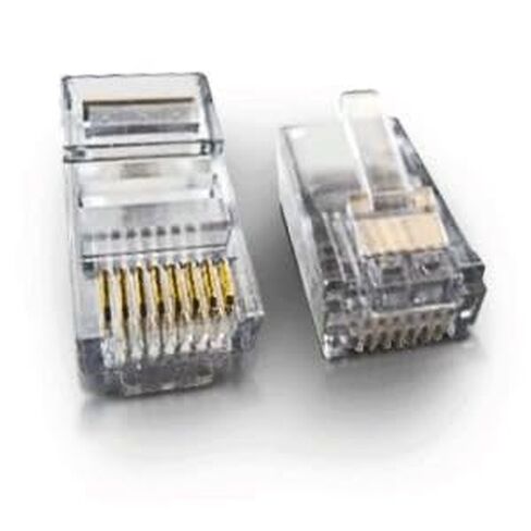 TWAComm Bundle of Allen Tel AT8X8RCSC-24 8x8 Modular Plug for Rounded Cord/Solid Wire in Kuwait