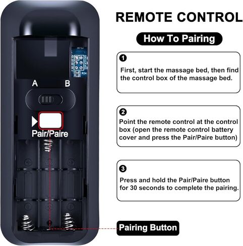 RF399A / RF368B استبدال السرير القابل للتعديل يعمل عن بعد لـ Sealy Ease Ergo 1.0/2.0/3.0/4.0، متوافق مع Serta Motion Essentials الجيل الثالث/Beautyrest SmartMotion Base 1.0 in Kuwait