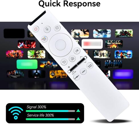 BN59-01330T TM2050A جهاز تحكم عن بعد صوتي بديل لتلفزيون سامسونج The Sero QLED 4K الذكي RMCSPR1AP1 QN65Q80TAFXZA QN43LS05TAFXZA QN43LS01TAFXZA UN55TU8000FXZA UN50TU8000FXZA QN55LS01TAFXZA in Kuwait