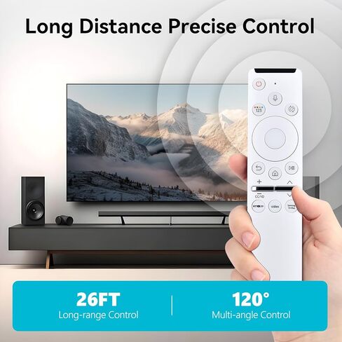 BN59-01330T TM2050A جهاز تحكم عن بعد صوتي بديل لتلفزيون سامسونج The Sero QLED 4K الذكي RMCSPR1AP1 QN65Q80TAFXZA QN43LS05TAFXZA QN43LS01TAFXZA UN55TU8000FXZA UN50TU8000FXZA QN55LS01TAFXZA in Kuwait