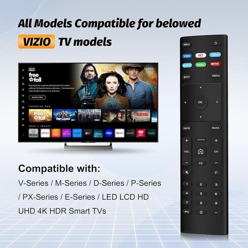 عالمي لاستبدال جهاز التحكم عن بعد للتلفزيون الذكي Vizio، VizioRemote متوافق مع VIZIO جميع أجهزة التلفاز LED LCD HD 4K UHD HDR الذكية in Kuwait