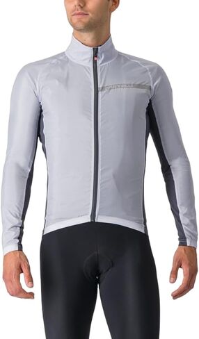 Castelli Men's Squadra Stretch Jacket, Windproof Zip Up Shell with High Collar for Road and Gravel Biking I Cycling in Saudi Arabia