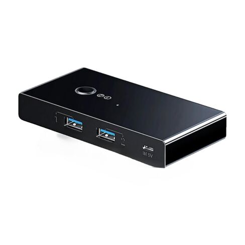 USB3.0 KVM Switch مشترك U Disk Printer Sharing Converter فاصل ثنائي في أربعة مخرج (مفتاح 2x4 USB 2.0) in Kuwait