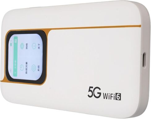 نقطة اتصال متنقلة 5G، جهاز توجيه محمول WiFi 6 2.4 جيجا هرتز 5.8 جيجا هرتز مع فتحة بطاقة Sim، 16 جهازًا متصلاً، IP67، 7100 مللي أمبير، شاشة تعمل باللمس، نقطة اتصال جيب للسفر in Kuwait