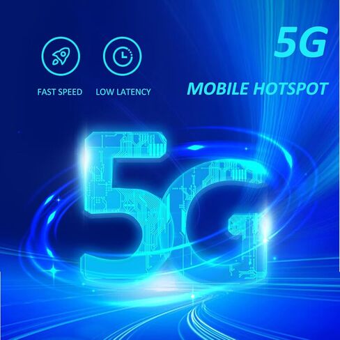 نقطة اتصال متنقلة 5G، جهاز توجيه محمول WiFi 6 2.4 جيجا هرتز 5.8 جيجا هرتز مع فتحة بطاقة Sim، 16 جهازًا متصلاً، IP67، 7100 مللي أمبير، شاشة تعمل باللمس، نقطة اتصال جيب للسفر in Kuwait