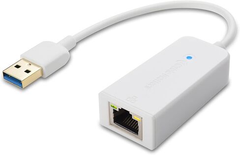 كابل ماترز، محول USB 3.0 إلى إيثرنت، 10/100/1000 ميجابت في الثانية، أبيض in Kuwait