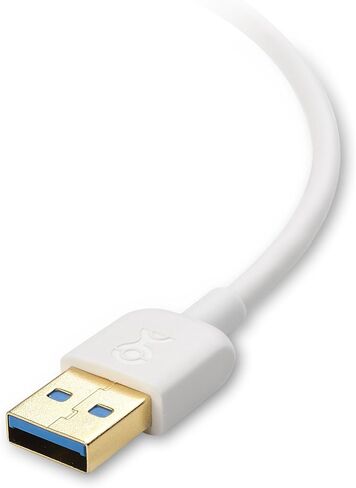 كابل ماترز، محول USB 3.0 إلى إيثرنت، 10/100/1000 ميجابت في الثانية، أبيض in Kuwait