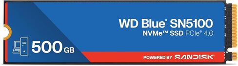 Blue SN5100 500GB NVMe SSD - M.2 2280, PCIe Gen 4.0, Internal Solid State Drive - Read Speeds Up to 6,600MB/s, Upgrade Storage for PC/Laptops - WDS500G5B0E in Kuwait