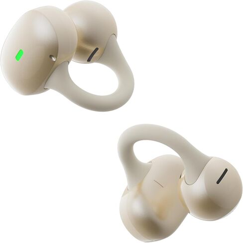 Open Ear Earbuds, Clip-On Earbuds Wireless Bluetooth, Ear Clip Bluetooth Headphones, Lightweight Comfort, Ergonomic Secure Fit for Small Ears, Ultra Open Audio, Waterproof, 40H Playtime in Saudi Arabia