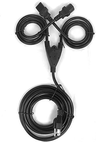 [UL Listed] OMNIHIL 10FT 3 Prong Power Cord Splitter Compatible with Epson PowerLite Home Cinema 5020UBE in Kuwait