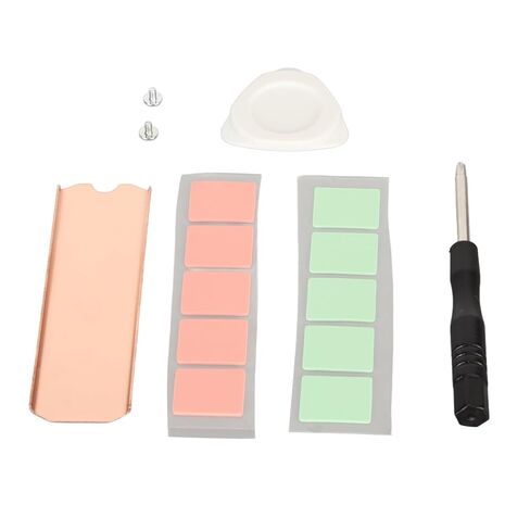 POCREATION SSD Copper Heat Sink, M.2 2280 Copper Heat Sink Stable Rustproof Hard Disk with Silicone Thermal Pad for M.2 2280 NVMe SSD in Kuwait