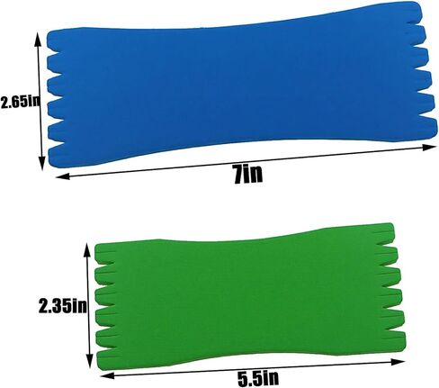 QAZXCDEW-12 Pack Fishing Line Foam Board Set, Fishing Leader Holder and Fishing Line Organizer with 120 Retaining Pins for Snelled Hooks Rigs, 6x14cm 7x18cm in Kuwait