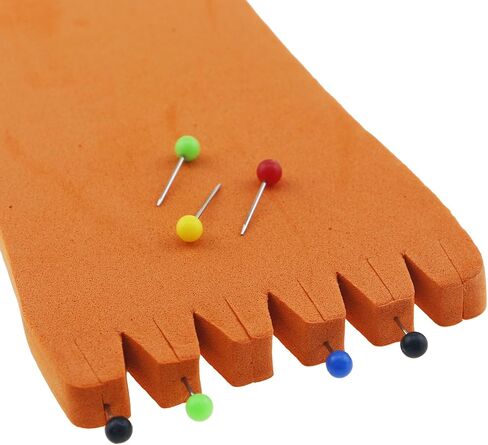 QAZXCDEW-12 Pack Fishing Line Foam Board Set, Fishing Leader Holder and Fishing Line Organizer with 120 Retaining Pins for Snelled Hooks Rigs, 6x14cm 7x18cm in Kuwait