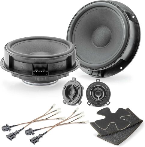 Focal هو 165 VW 2-Way Component Kit متوافق مع سيارات فولكس فاجن مختارة، RMS: 60W - MAX: 120W in Kuwait