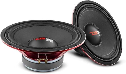 2 DS18 PRO-X10M 10" Midrange Car Speaker 1,200W Max 8-ohm (Set of 2) in Kuwait