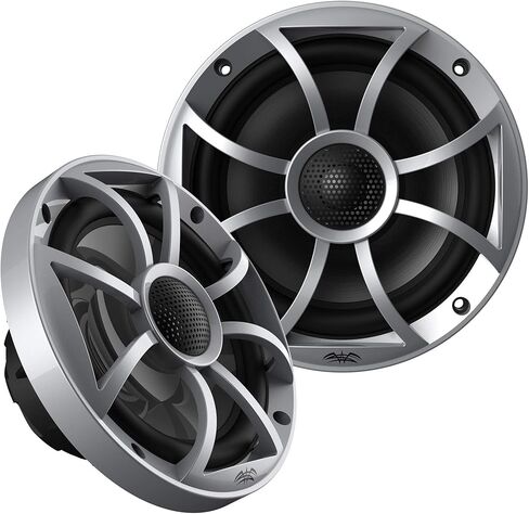 مكبرات صوت بديلة من شركة Wet Sounds OE-65ic-S مقاس 6.5 بوصات مع زوج من الشواية الفضية in Kuwait